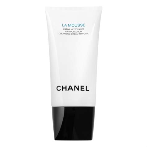 chanel anti-pollution cleansing cream-to-foam|Chanel face wash la mousse.